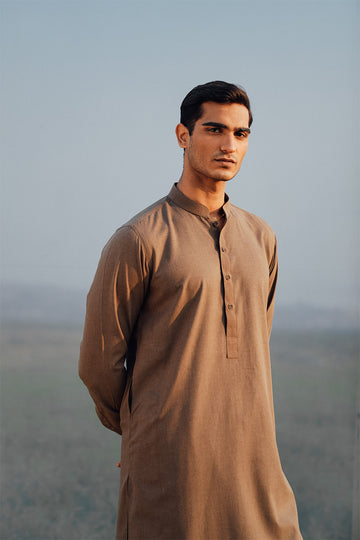 Brown Shalwar Kameez